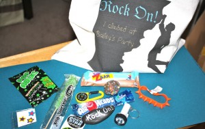 rock climbing party favors